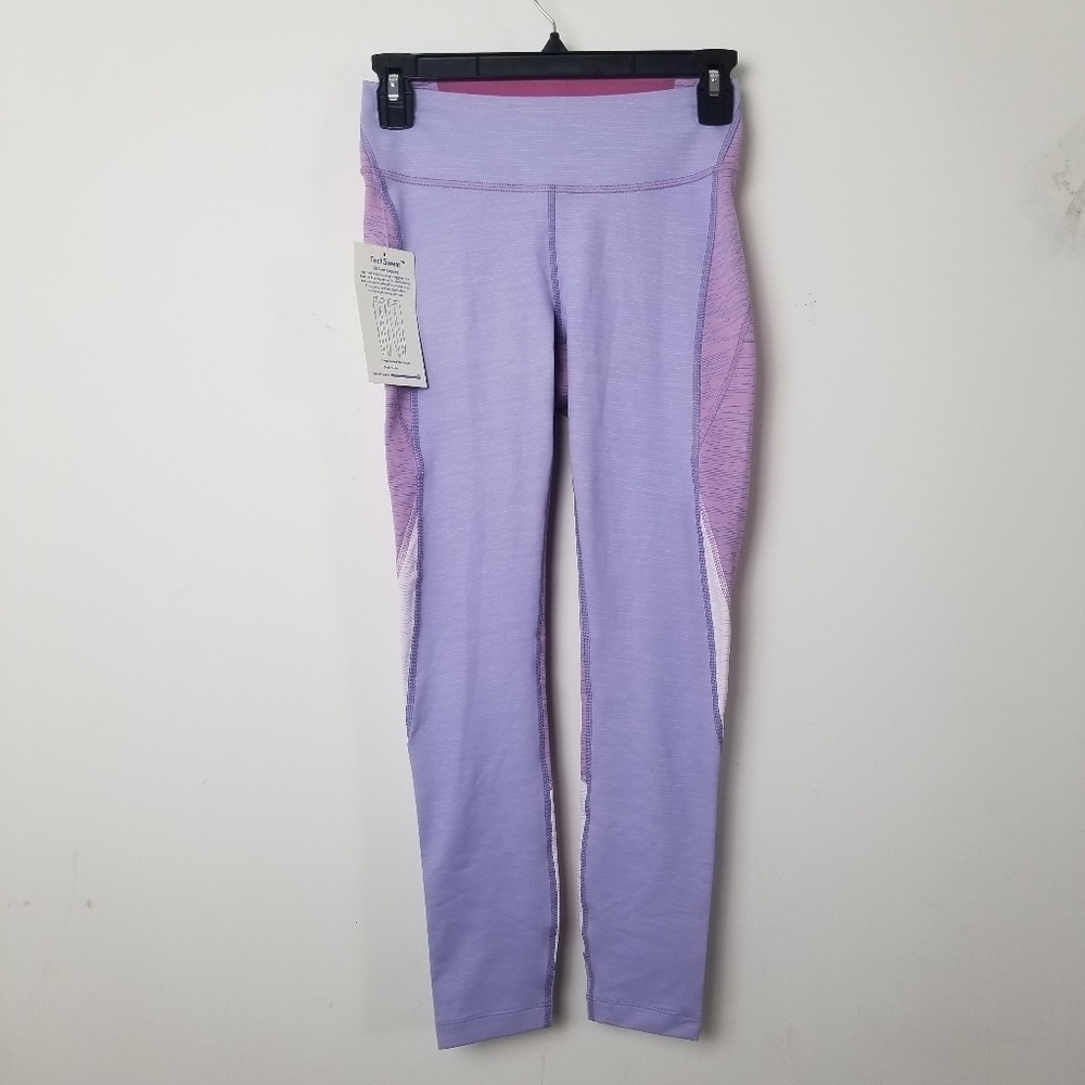 Outdoor Voices Workout Leggings L Techsweat 7/8 Zoom Haze Provence Vapor